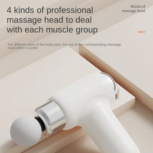 Massage Gun deep Tissue for Exercising Pain Relief 6 Speeds with 4 Heads, Electric Back Massagers for Pain Relief