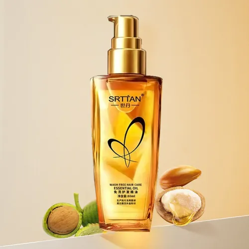 Moroccan Argan Oil Hair Serum Lightweight Hair Oil Mist For Split Ends, Frizzy Hair And Flyaways, Hair Oil Repair- Gloss Shine