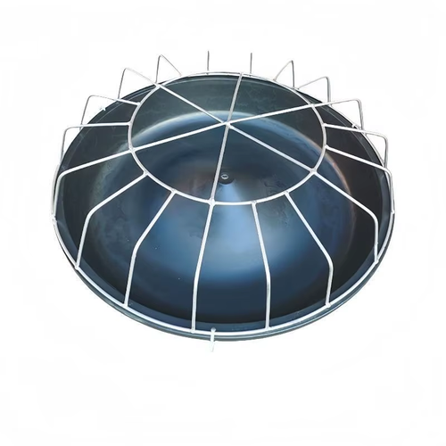 2PCS High Capacity Circular Chicken Feeder 24 Holes for Small Farm Backyard Poultry Daily Care Use