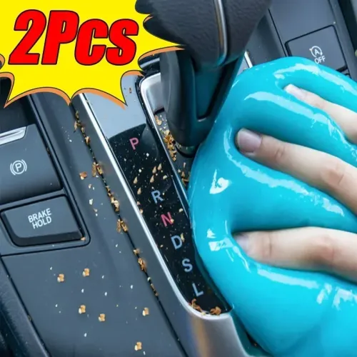 5PCS Car Cleaning Gel Slime Magic Mud Auto Interior Computer Keyboard Dirt Clean Dust Remover Gel Car Wash Interior Cleaning Tools