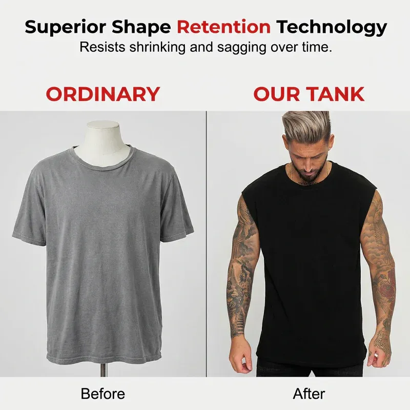 Men's Sleeveless Workout Tank Top