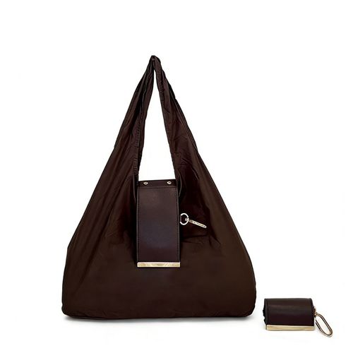 New Mini Keychain Tote Bag Foldable with Key Ring Shopping Bag Expandable Reusable Supermarket Eco-Friendly Bag for Travel