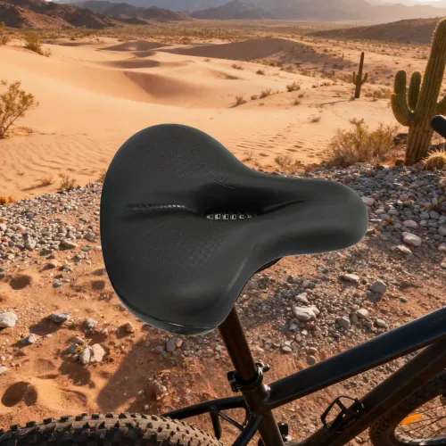 Bicycle Saddle Replacement Seat Shock Absorbing Cycling Saddle Suitable for Mountain Racing Road Commuting Long Distance Touring