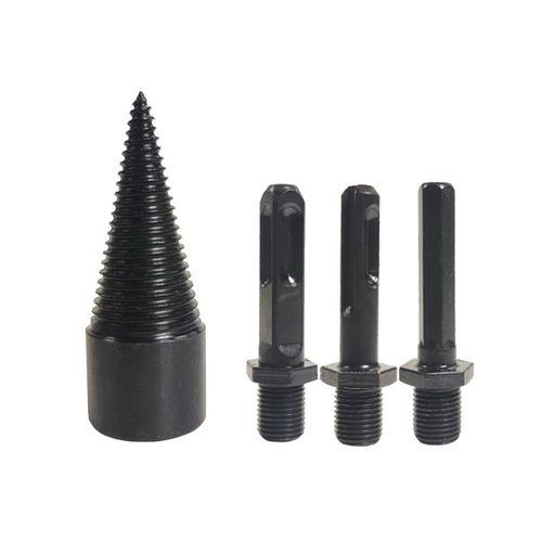 32mm round handle square handle hexagonal handle Drill bit firewood splitting drill bit removable firewood high quality firewood drill bit hexagonal handle firewood drill bit