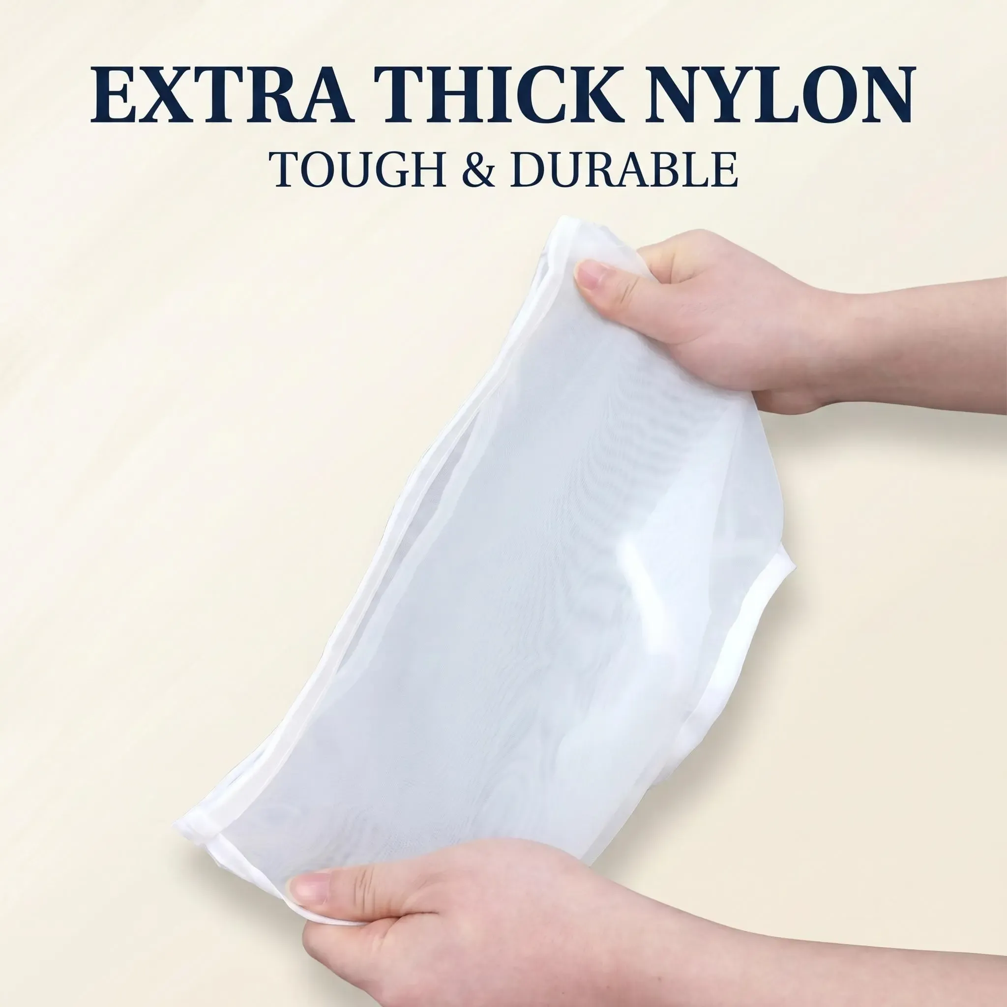 6PCS Bowl-Shaped Nylon Nut Milk Bag, Reusable Strainer Bags for Kunun Aya, Zobo, Juice, Yogurt, Cheesecloth Alternative