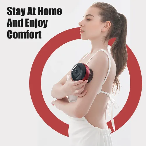 Intelligent Vacuum Cupping Massage Device Electric Heating Scraping Suction Cups Physical Fatigue Relieve Health Guasha Cans