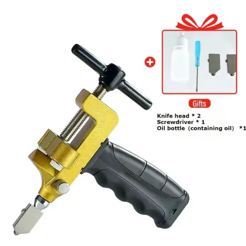 2 in 1 Glass Ceramic Tile Cutter Opener Breaker Pliers Tile Wheel Diamond Roller Cutting Manual Diamond With Knife Hand Tools