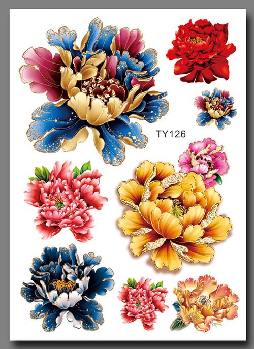 Set of 5 - Car Scratch Repair Stickers - Feathers, Flowers, Leaves and Butterflies.