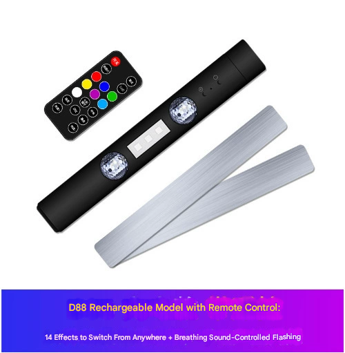 Wireless charging LED ambient lighting