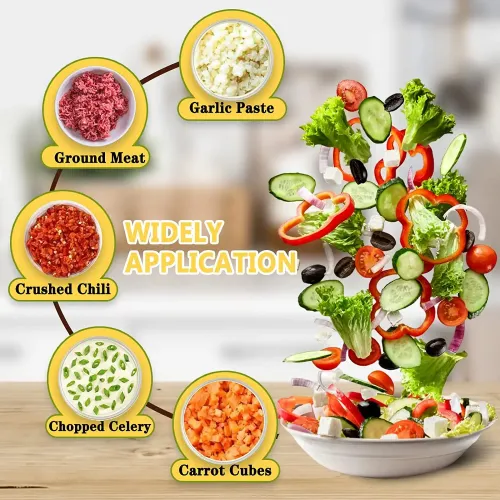 4 in 1 electric vegetable cutter set USB rechargeable