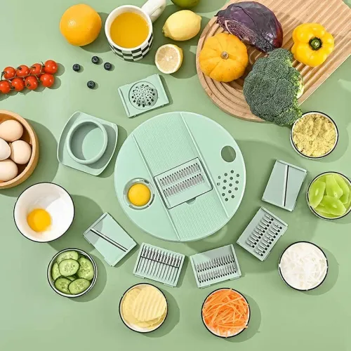 Multi Functional Vegetable Water Slinger, Vegetable Slicer, Salad Dehydrator, Spin Dryer, Household Cucumber And Potato Shred An