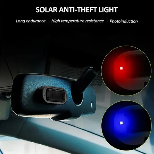 2PCS Solar Anti-Theft LED Flashing Lamp