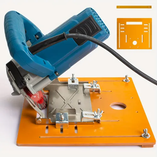 Cutting machine base plate, no punching 90 ° flat cutting 45 ° oblique cutting saw press plate backing positioning plate, saw press machine