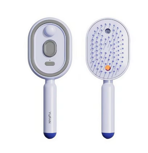 Multi Functional Spray Massage Hair Comb Detangling Brush With Sprayer And Red Light Therapy For Scalp Massage Daily Hair Care
