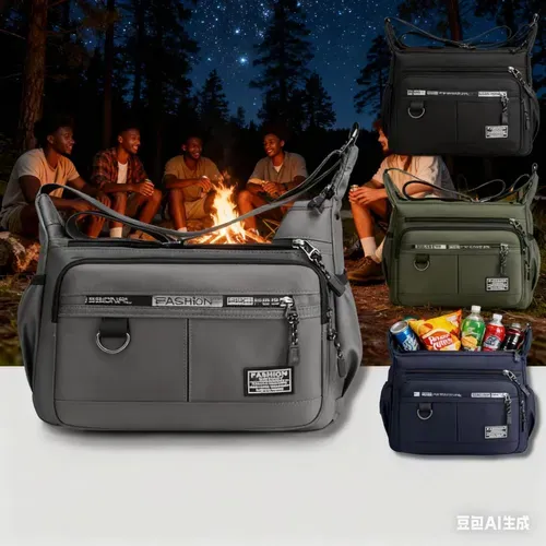 Large-Capacity Crossbody Bag – Waterproof, anti-theft, and ultra-durable, perfect for hiking, shopping, and traveling!