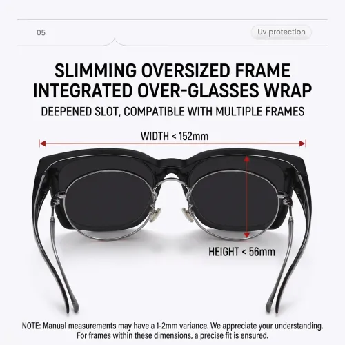 Over-Prescription Sunglasses Fit Over Glasses Comfortable Uv400 Glasses For Cycling Driving Fishing Daily Use