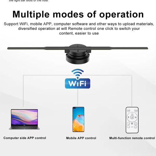 3D holographic projector LED animation advertising display equipment product