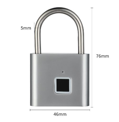 Smart fingerprint padlock outdoor waterproof and rust-proof