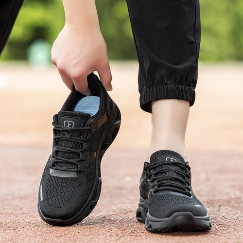 Men's Spring Summer New Arrivals: Trendy Lace-Up Casual Shoes with Soft Soles—Breathable Athletic Running Footwear