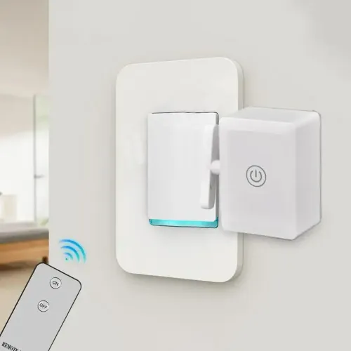 Wiringfree Wireless Remote Control turn off On lights Auto Press Wall Bot Automatic Physical finger Click Switchs Button
