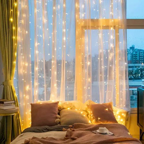Christmas 3M x 2M 200 LEDs Curtain Light String Indoor Outdoor Fairy Garland