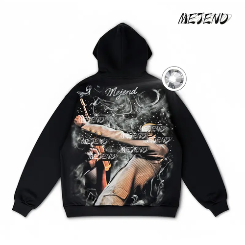 Unisex Graphic T-Shirt Rhinestone Hoodie 100% Cotton Casual Tee Pullover Hooded Sweatshirt Streetwear for Men Women