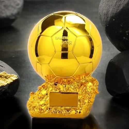 For Resin Golden Globe Trophy Football Souvenir Lettering Fan Gift Trophy Handicraft Ornament