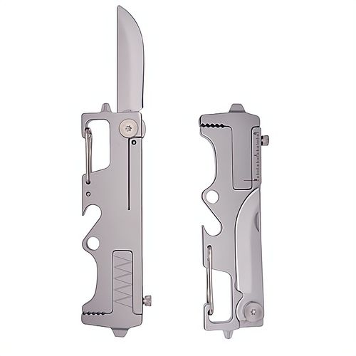 9-in-1 keychain multifunctional stainless steel tool