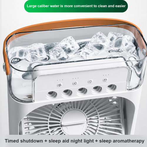 Portable Humidifier Fan AIr Conditioner Household Small Air Cooler Hydrocooling Portable Air Adjustment For Office 3 Speed Fan