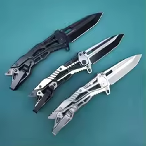 1pc Multifunctional Mechanical Knife Wilderness Survival Knife Outdoor Camping Tool