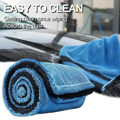 1400GSM Ultra-Thick Drying Towel for Car Motorcycle Oversized Cleaning Cloth Soft High Absorbent Car Detailing Towel