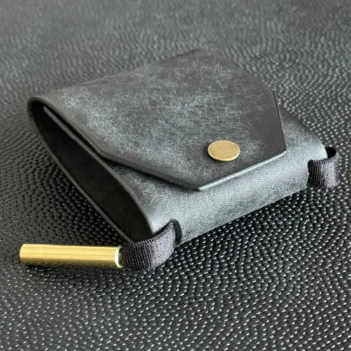 Quick Access Cash Holder PU Leather Wallet Money Wrapper Organizer Clip Bill Holder Storage Pouch Pocket Wallet-New