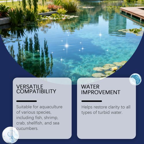 Water Clarifier — Eliminates water cloudiness within minutes harmless to fish — Suitable for freshwater and saltwater environments 🐠