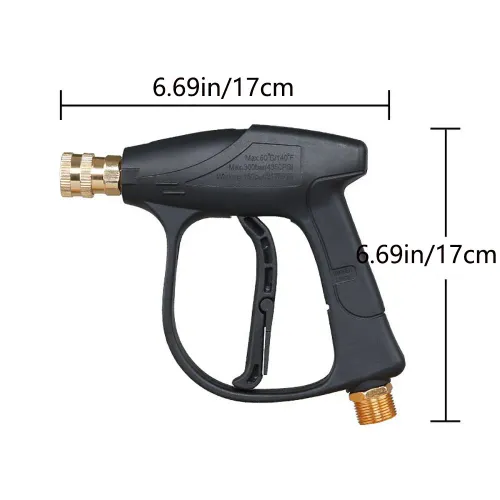 Pressure Washer Gun Car Washing Gun With 5pcs Soap Spray Nozzles