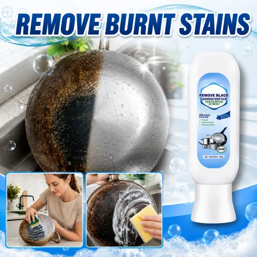 Multi-Purpose Pot Bottom Cleaner for Stainless Cookware, Bottom Cleaning Agent, Oven Oil Stain Remover