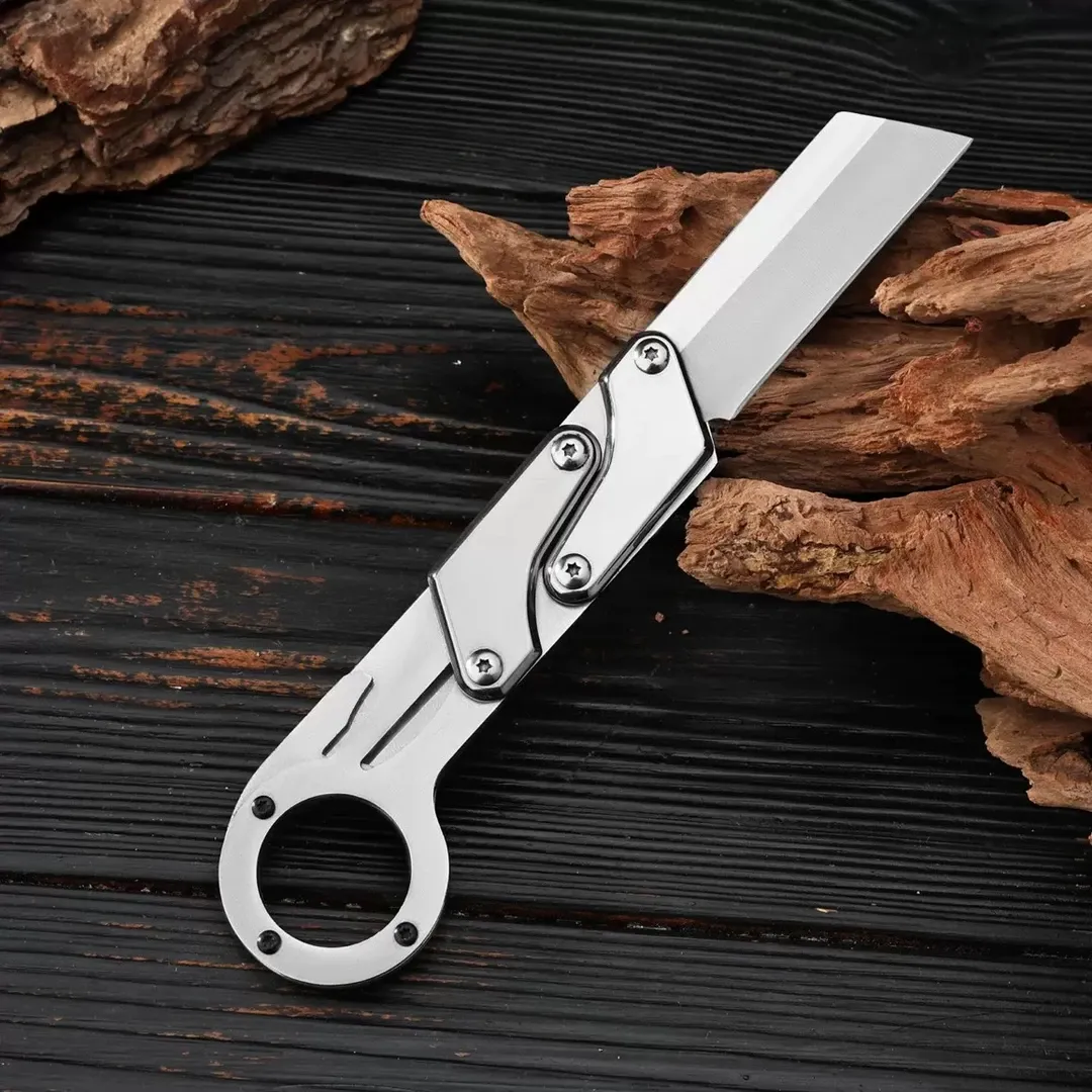 Stainless steel claw folding portable mechanical arm blade