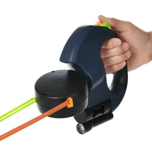 Retractable Dog Leash For Small Dogs Reflective Dual Pet Leash Lead 360 Swivel No Tangle Double Dog Walking Leash With Lights