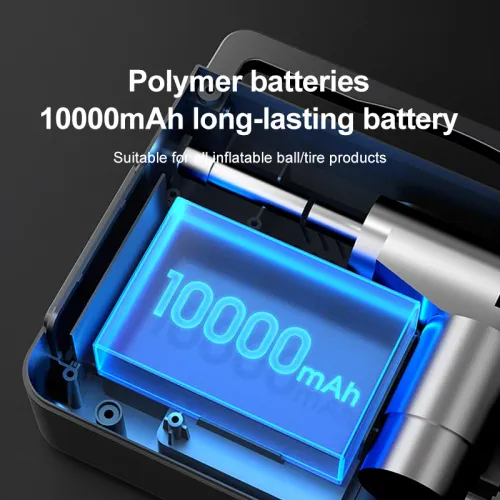 4000A Jump Starter with Air Compressor, 150PSI Tire Inflator, 12V Power Bank, and LED Light