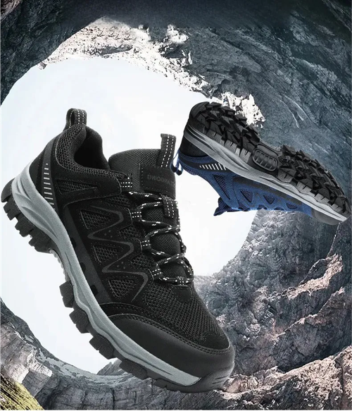 Men s Athletic Work Shoes Arch Support Wide Toe Box Breathable Lightweight Non Slip Built for Hiking Outdoor Use