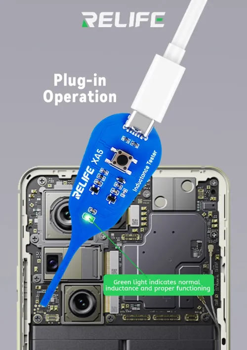 🧰 Inductance Tester, Motherboard Coil Tester, Electromagnetic Induction, Inductance Detection Tool, Type-C Interface.