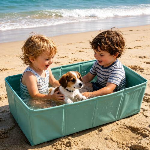 Foldable  Bathtub With NonSlip Base PVC Travel Tub Easy To Clean And Store Travel Essential