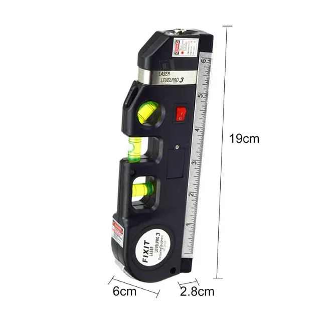 Professional 5-in-1 Laser Level with Ruler, Scale & Triple Spirit Level👌