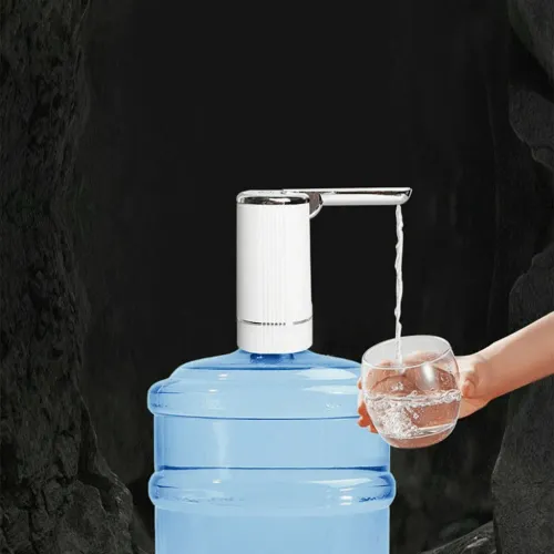 Water Dispenser Bottle Pump, Electric Water Pump for Universal 2-5 Gallon Bottle, Portable USB Charging Drinking Water Dispenser