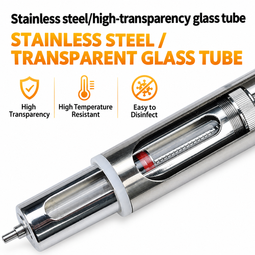 1.4m Anti-Kick Telescopic Syringe with Long Handle for Vaccinating Cattle, Horses, Pigs, and Sheep (Includes 20 Needles)