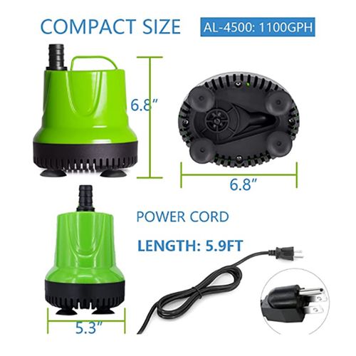 Bottom suction submersible pump fish tank water pump pumping pump