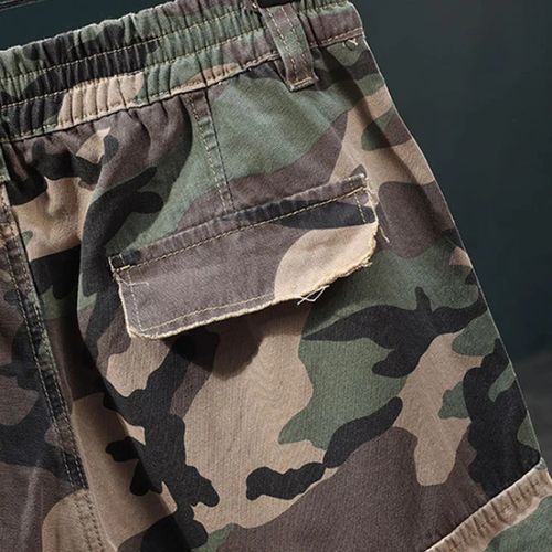 🔥 Get 53% OFF Now! ⚡ Men's Camouflage Cargo Shorts — Multi-Pocket Design, Elastic Waistband