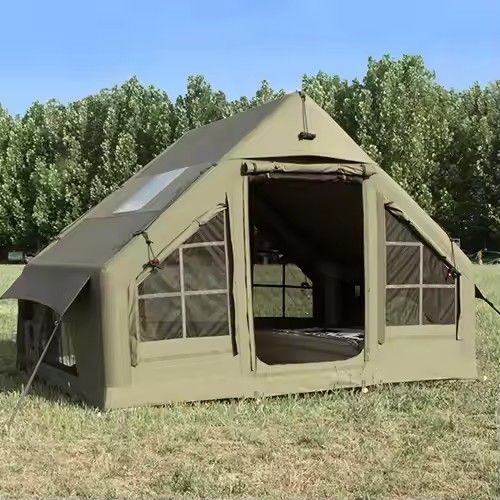 Latest Hot Selling Green Air Tent House Outdoor Camping Automatic Tent for 4 People