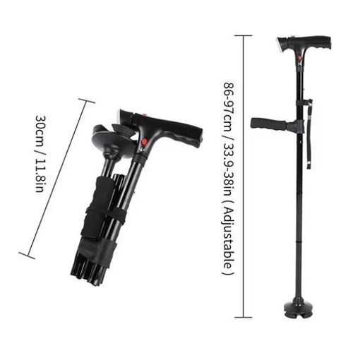 Multifunctional Folding Elderly Cane