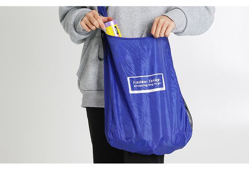 Folding and rolling up shopping bag, reusable magic box