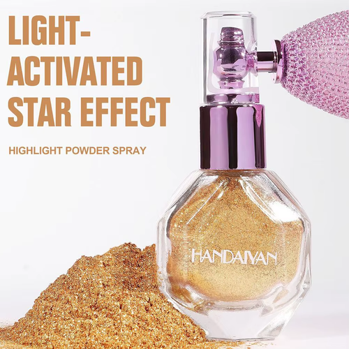 5 Color Shimmer Powder Spray For Body Face Hair Makeup Glitter Highlighter Brightening Sparkle Party Cosmetics
